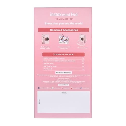 Mini EVO - Hybrid Instant Camera USB-C Black