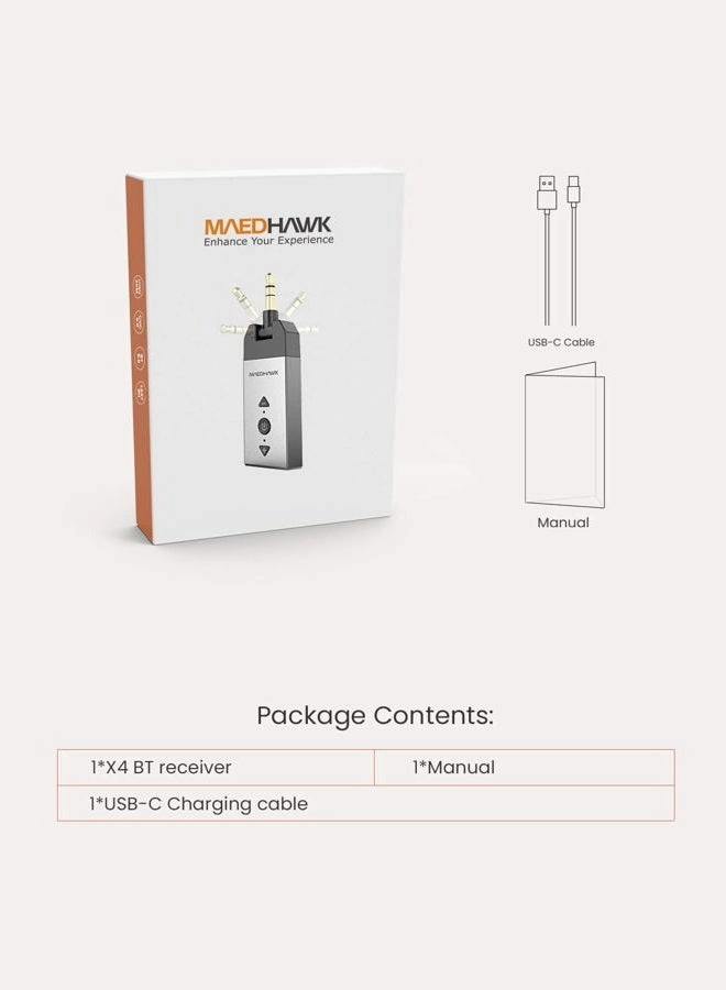 Bluetooth Aux Adapter - Bluetooth 5.2 3.5mm