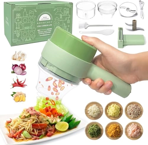 Handheld Electric Vegetable Cutter - Rechargeable battery