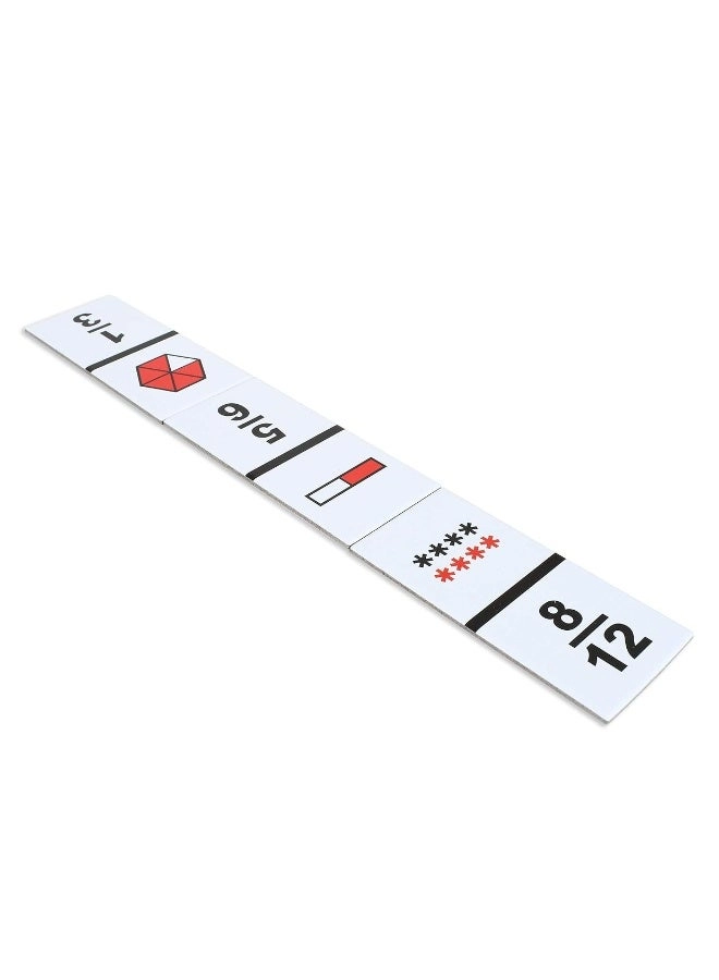 The Original Fraction Dominoes - 49 pieces
