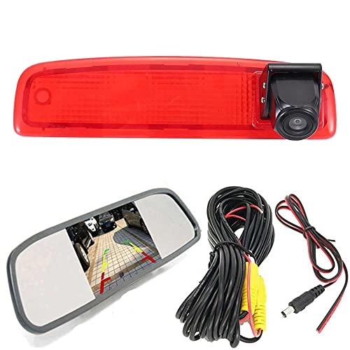 Brake Light Reversing Camera + Rear View Mirror Monitor - Night vision 628 x 586 pixels