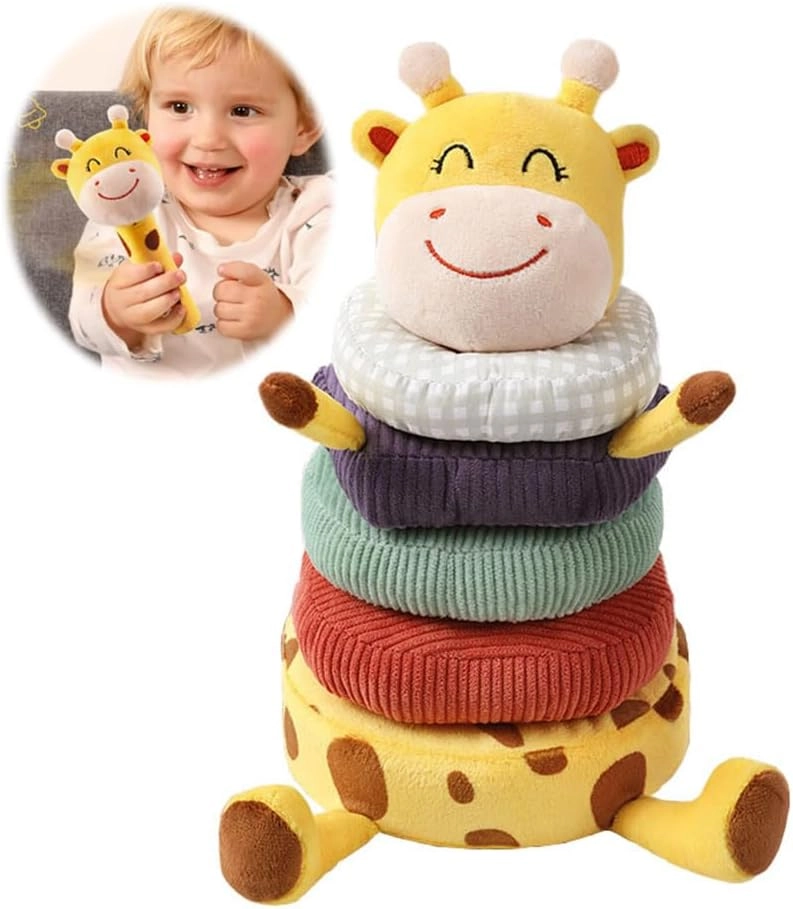 Luckam Plush Stacking Rattles - 6 months Plush Woodland 4 piece(s)