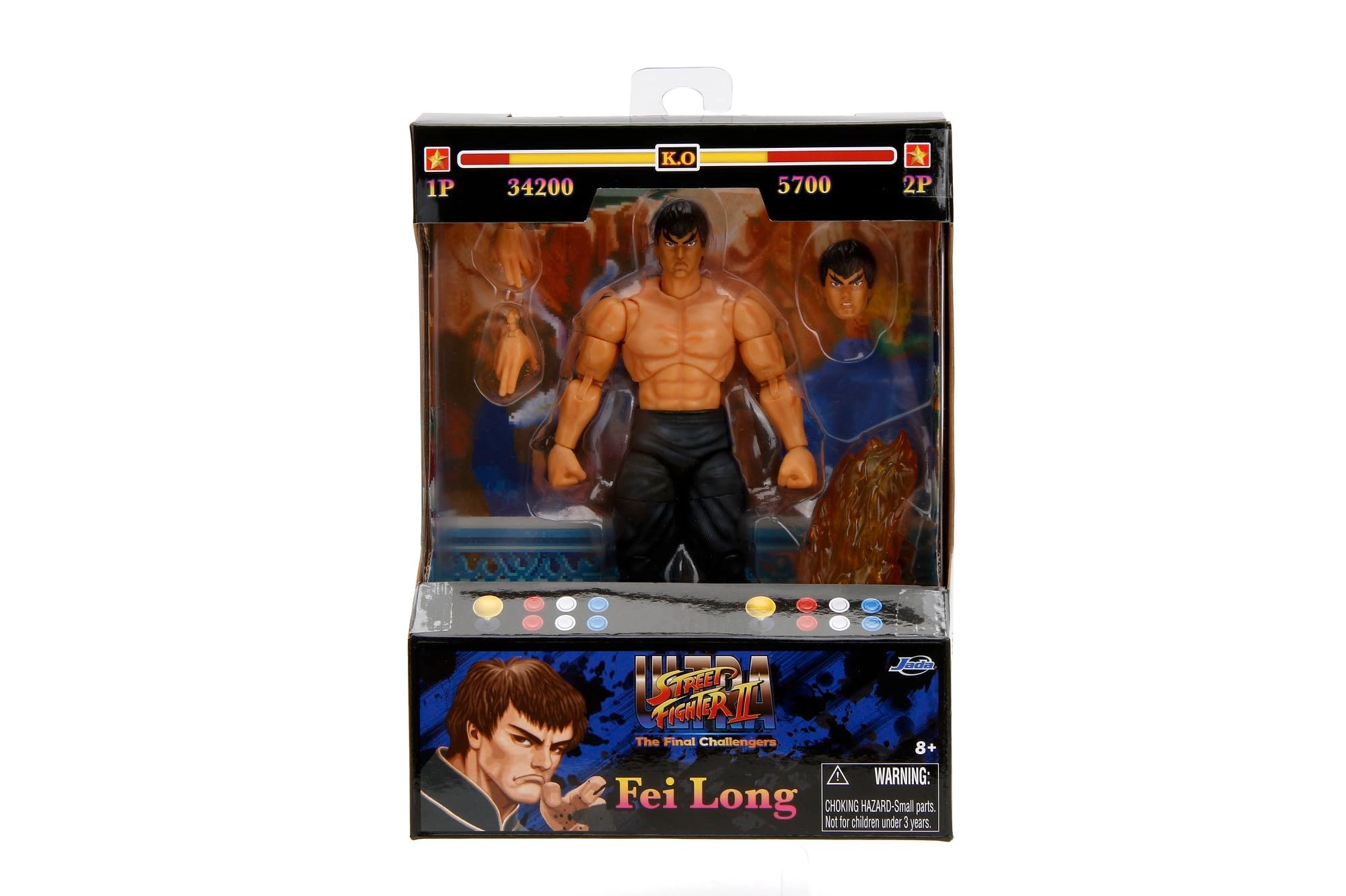 Fei-Long - Street Fighter II (15.24 cm) (sim-253252027)