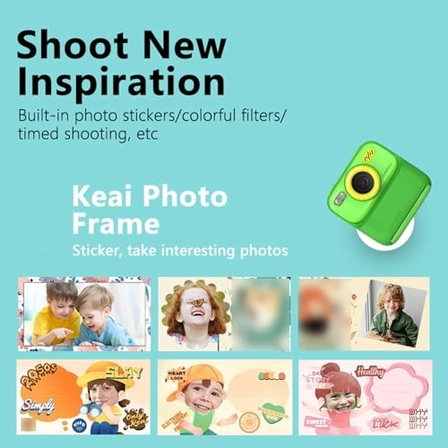 Selfie Print Camera - 2.4-inch IPS 32GB