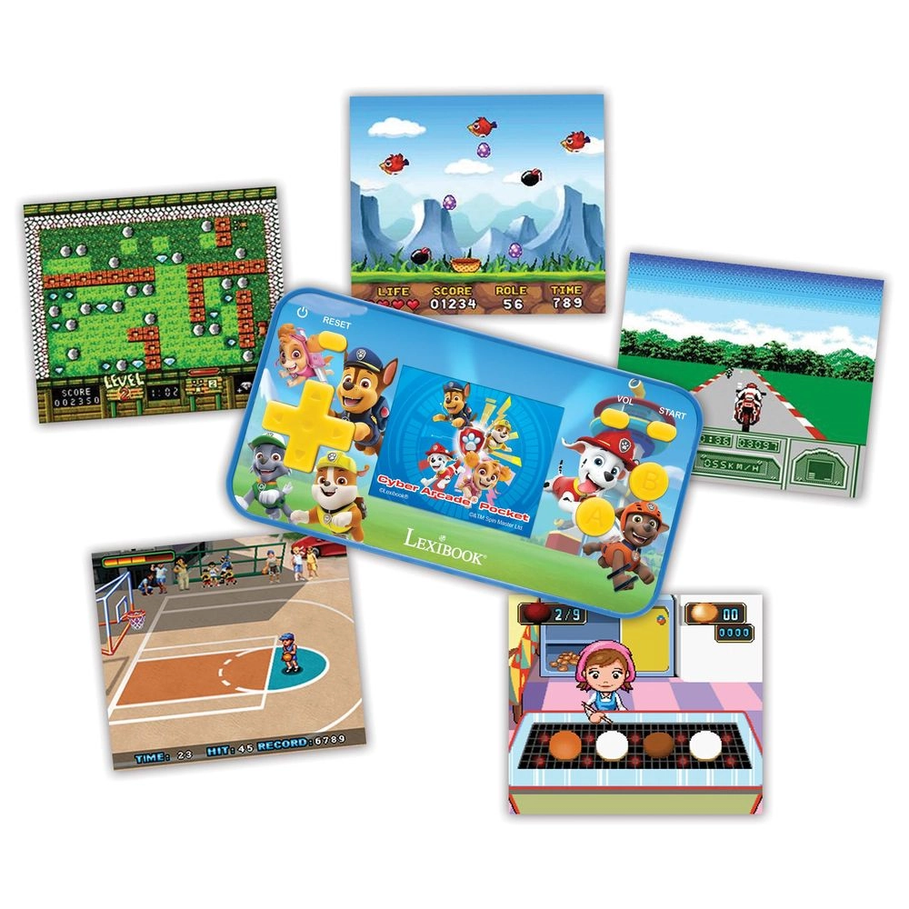 Paw Patrol Handheld Console - 150 Games 2.5" LCD colour screen