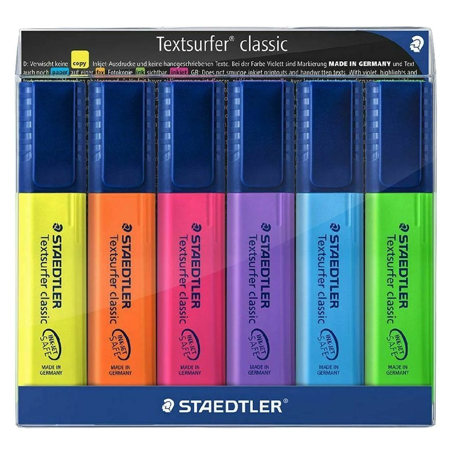 Staedtler Textsurfer - Assorted Colours chisel tip