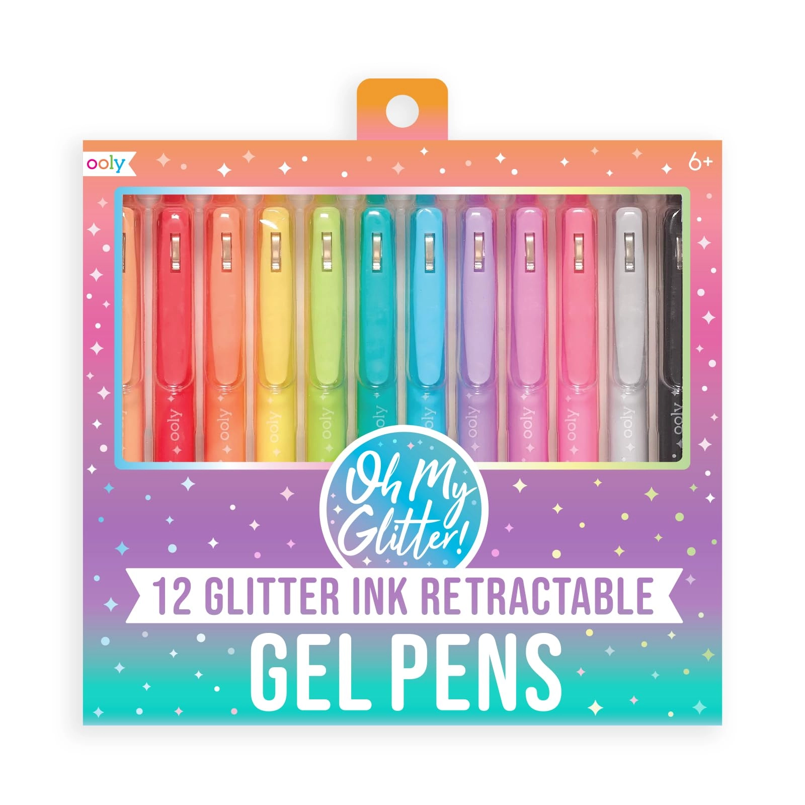 Oh My Glitter Gel Pens - 12.0 Count 0.9 Millimeters