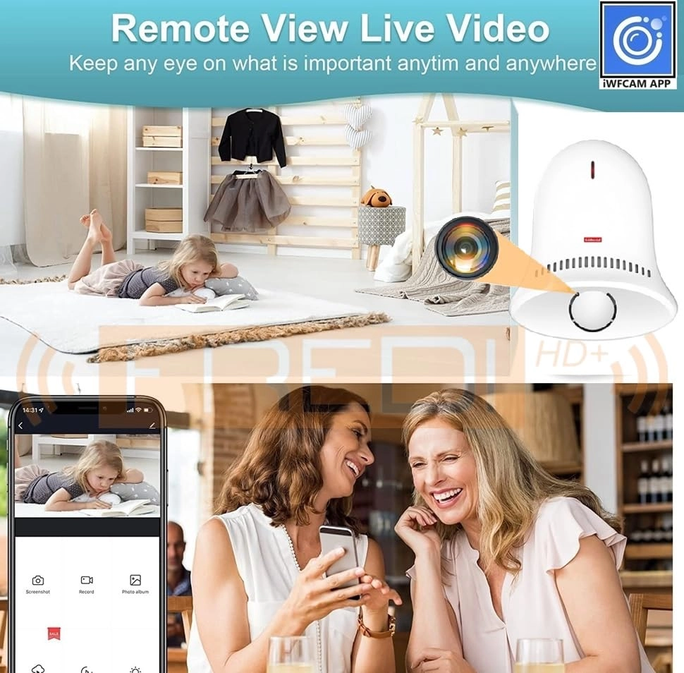 WiFi Door Bell Hidden Camera - 32GB 1080P