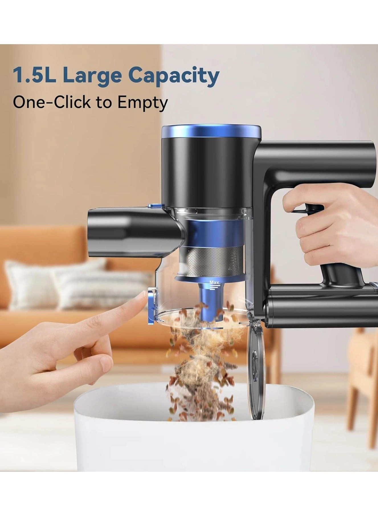 Cordless Vacuum Cleaner - Anti-Tangle 45 Mins