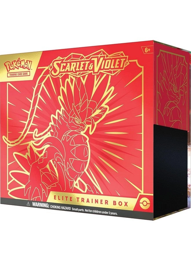 Scarlet and Violet Elite Trainer Box - 1 Full Art Promo Card 9 Boosters