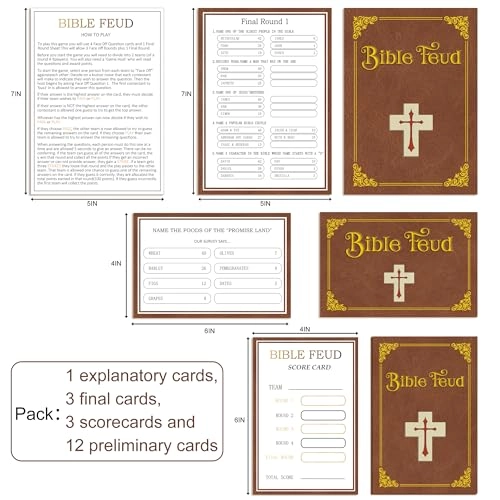 Bible Feud - Trivia Cards Family