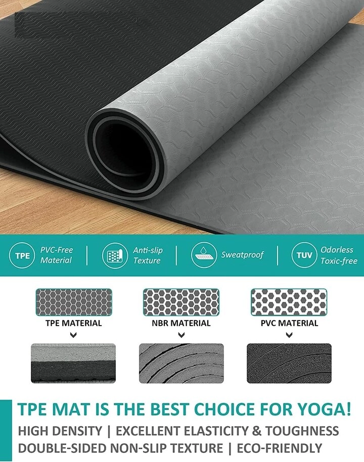 Yoga Mat - TPE 6mm