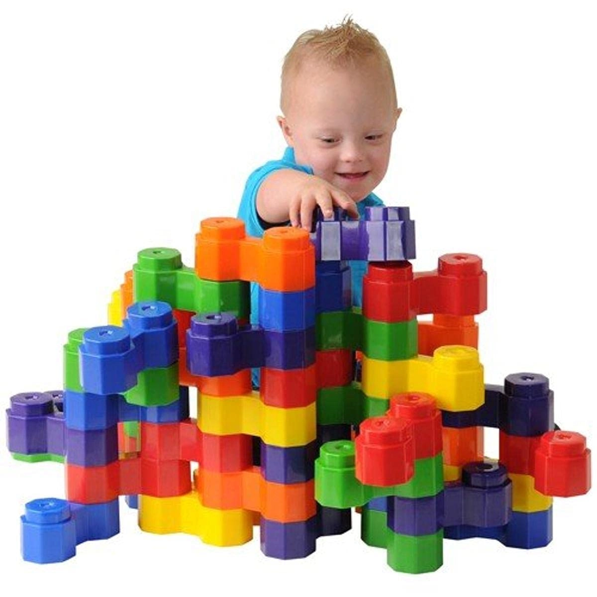 Constructive Playthings Double Octogon Builders - 50pcs