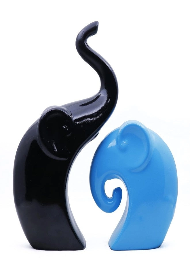 Charm Elephant Couple - Polyresin
