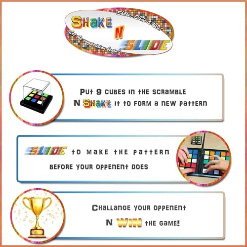 Shake Slide Block Puzzle - 48 pcs