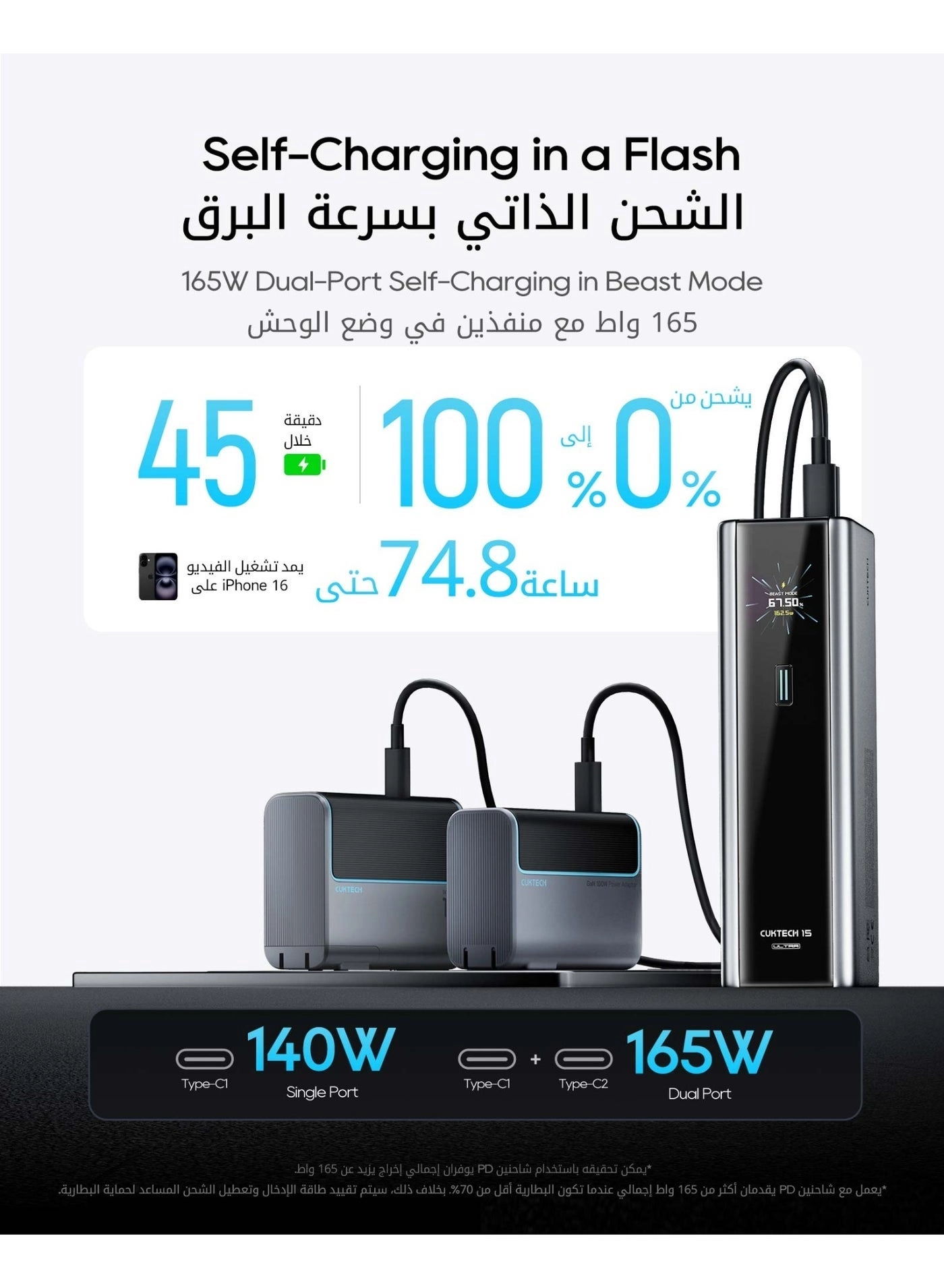 15 Ultra - 20000mAh 210W PD3.1