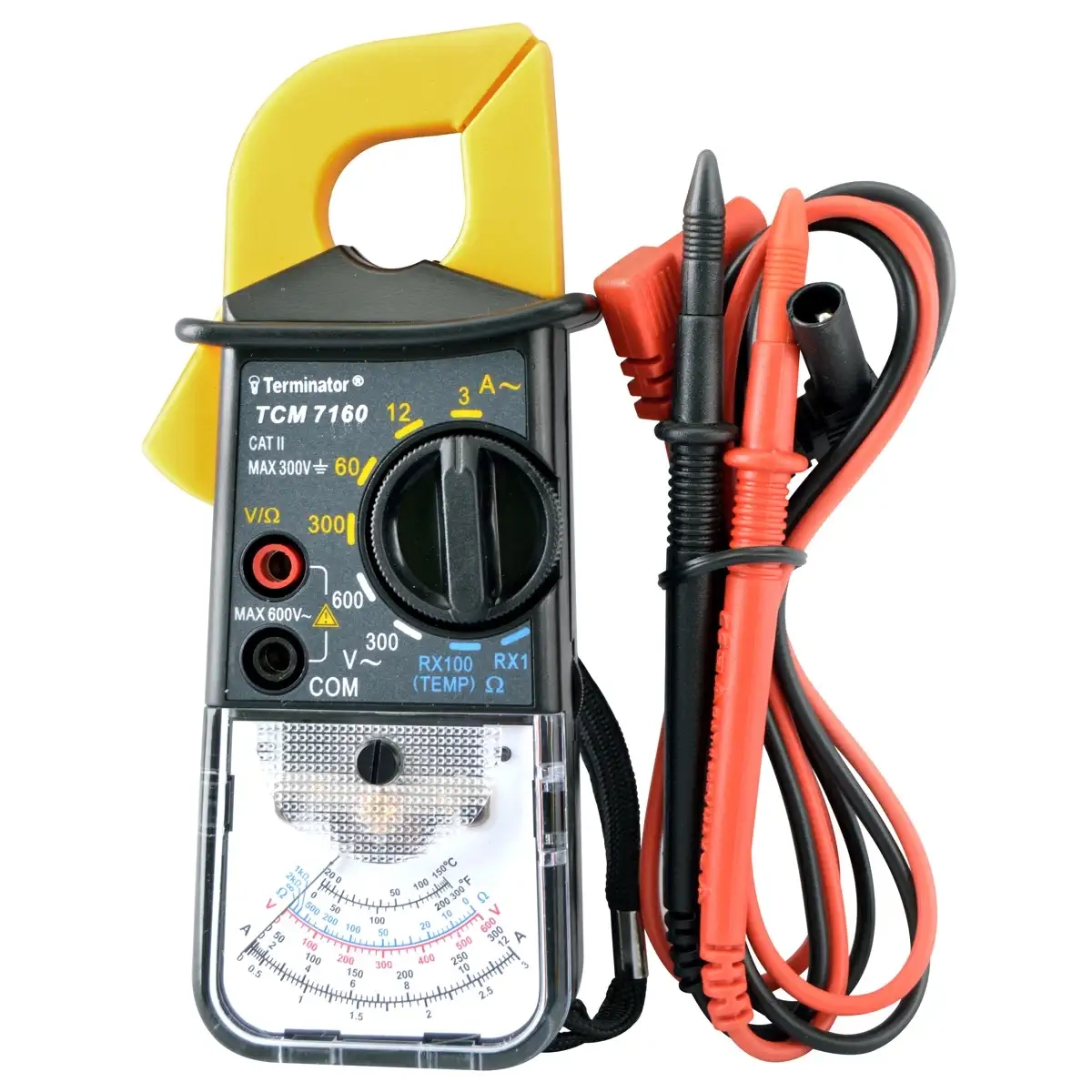 Terminator Analogue Clamp Meter - 600 V 300 A