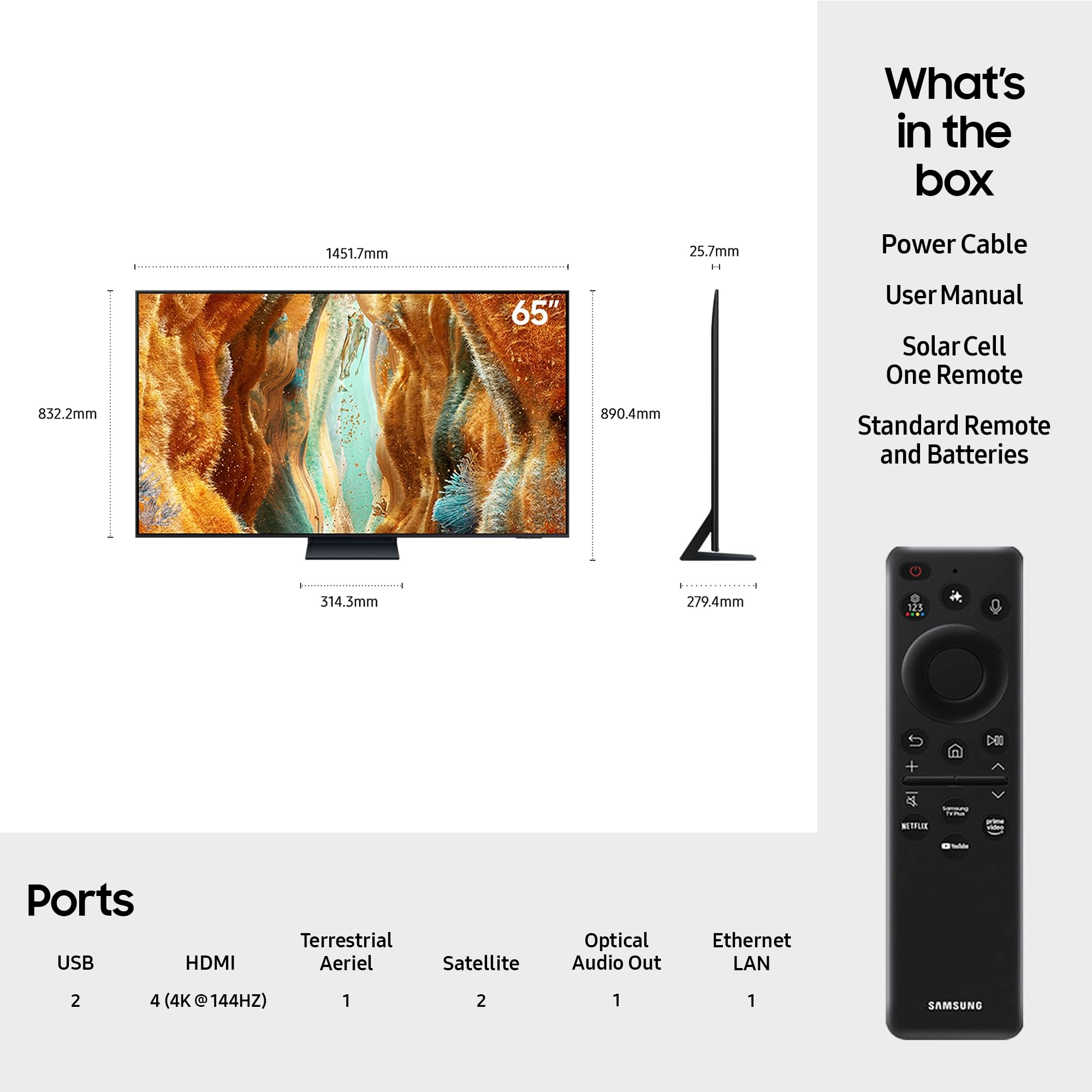 QE65QN73FAT - 65"
