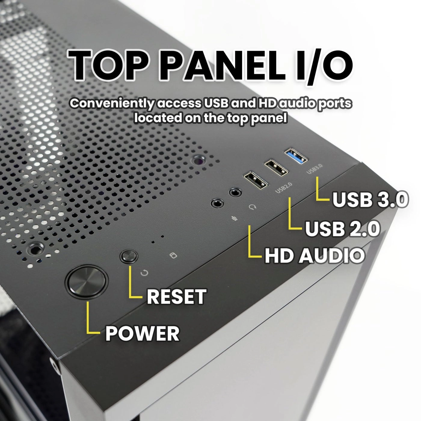T3 - Full Tempered Glass Side Panel Micro ATX