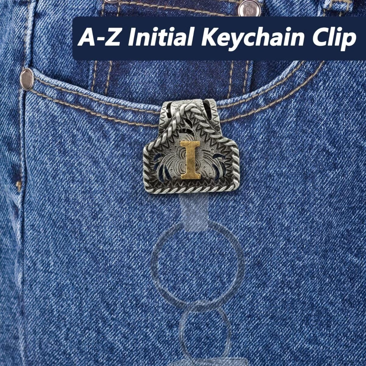 Letter Keychain - Western