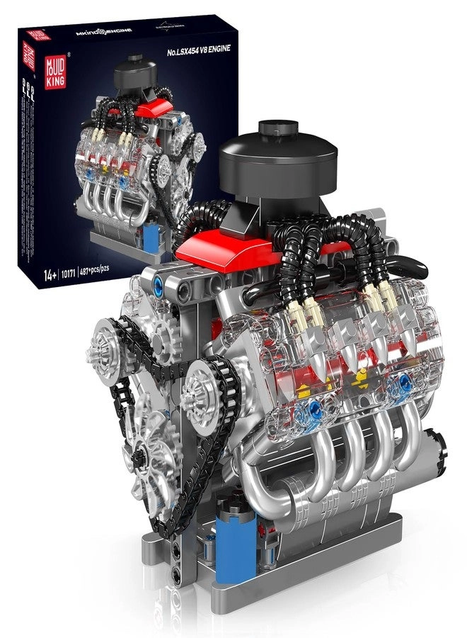 mould king 10171 V8 Engine - 487 pcs