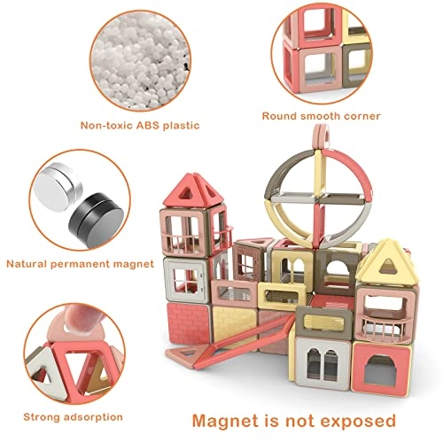 Magnetic Building Blocks - 3 years and up 151 pieces