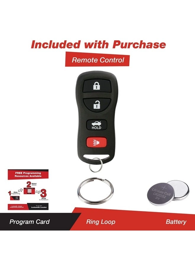 Keyless Entry Remote Control Car Key Fob - Nissan Infiniti