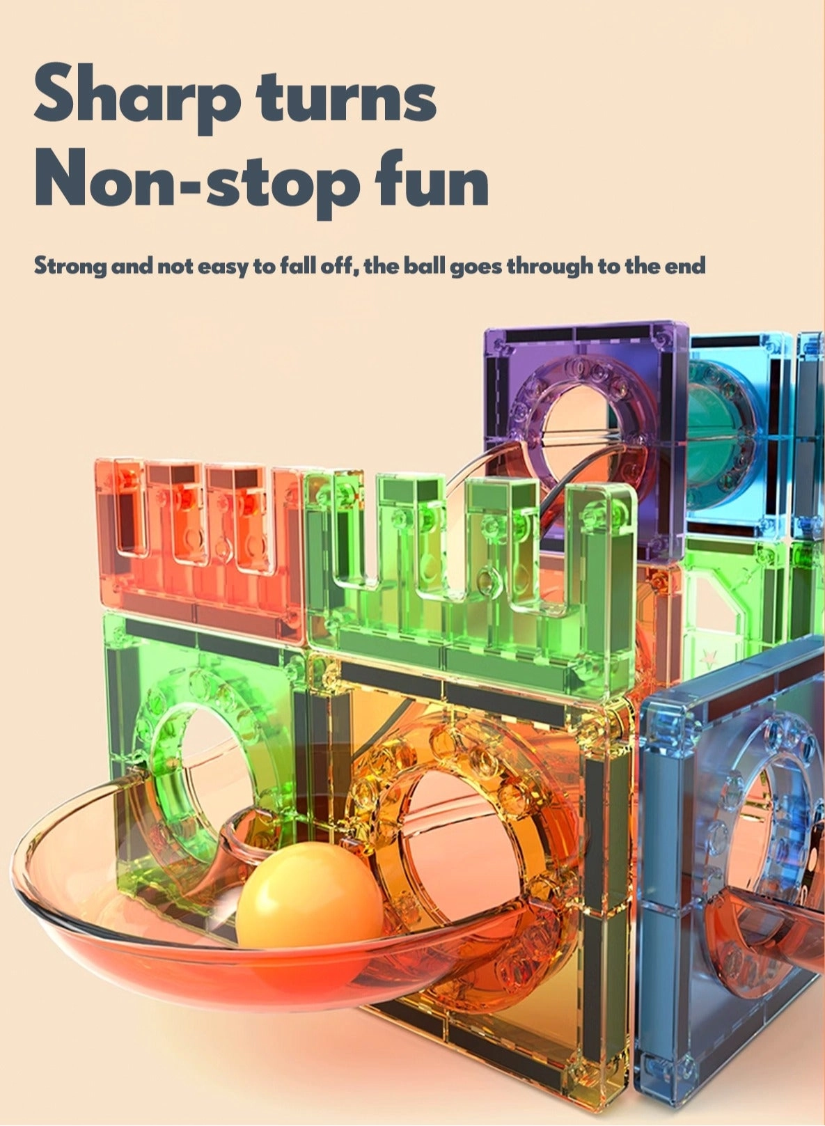 Magnetic Building Blocks - 69 pcs