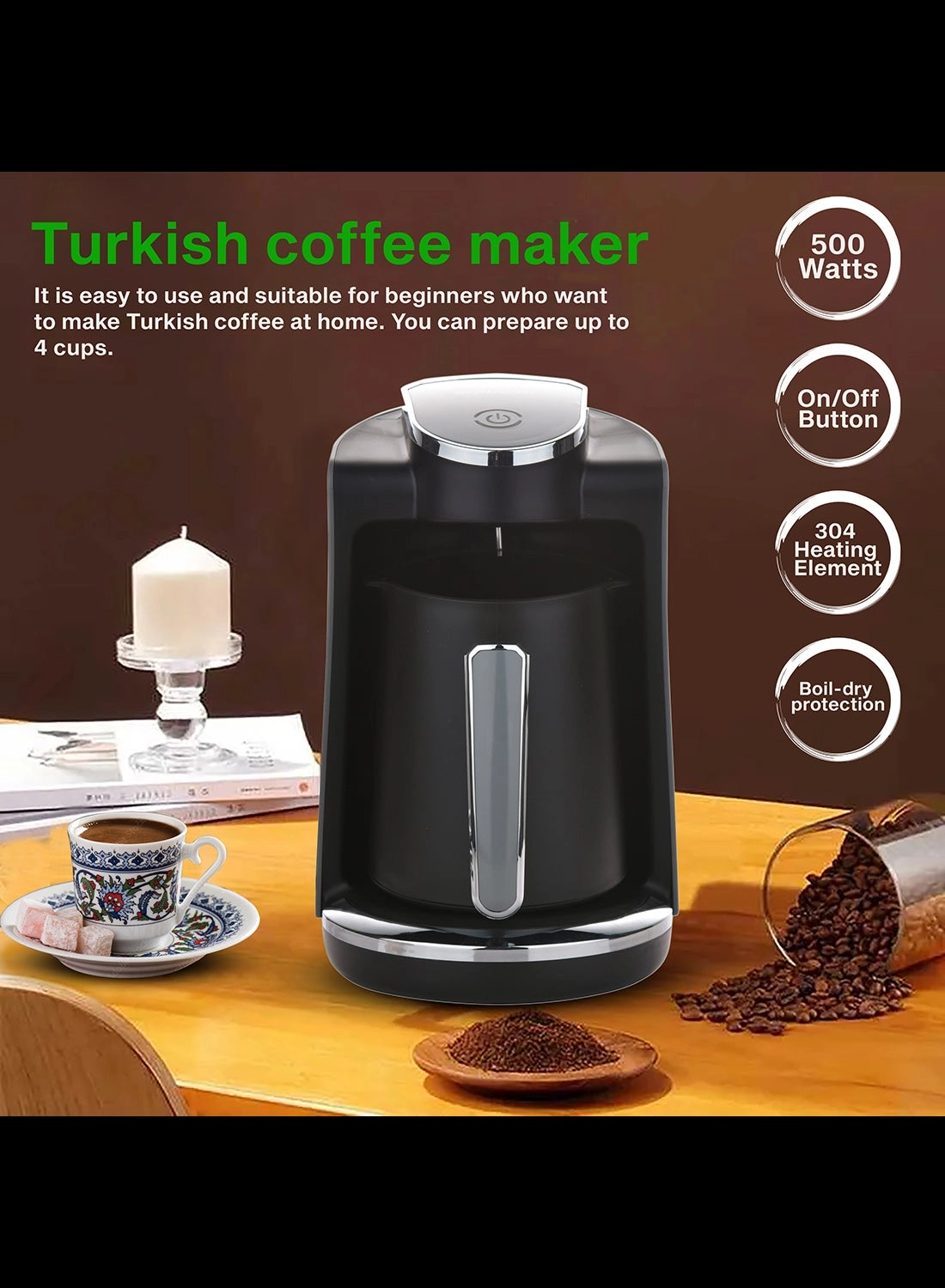 Turkish Coffee Maker STCM-4973