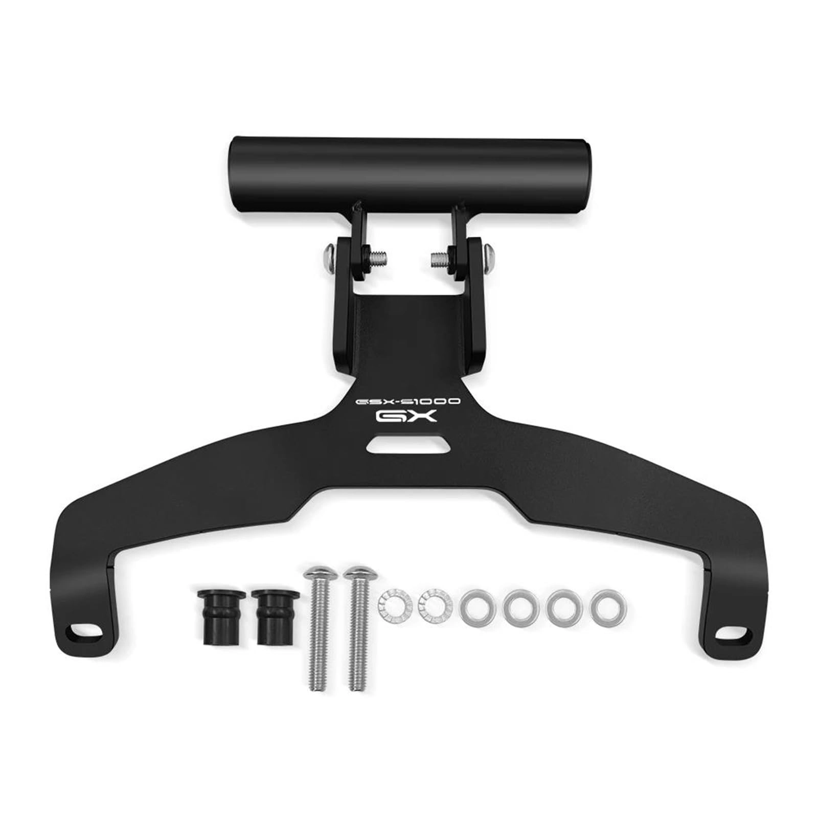 Generic Motorcycle GPS Navigation Holder - Black Aluminum
