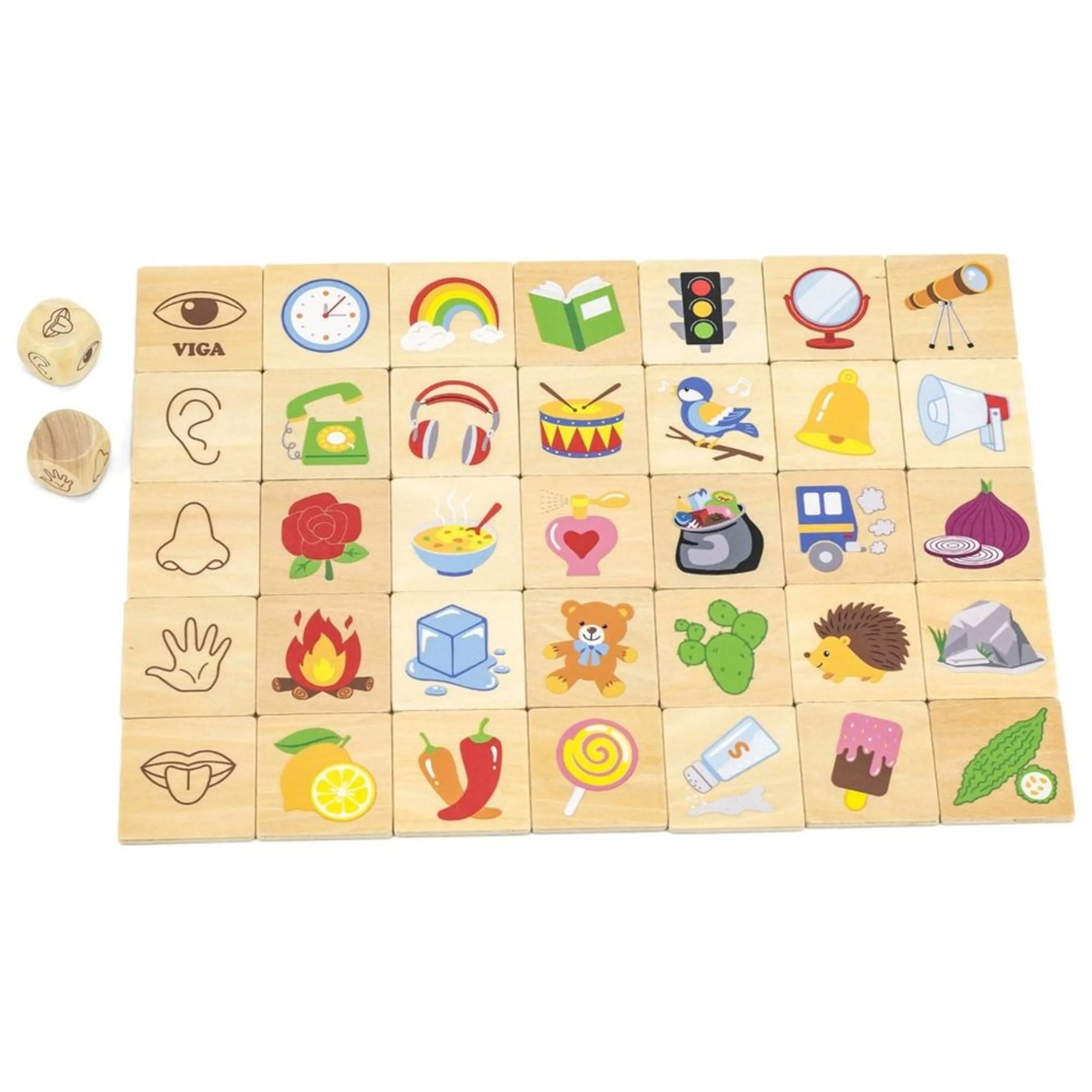 Learning Senses Puzzle Set - Suitable for 3 years & above 37pcs