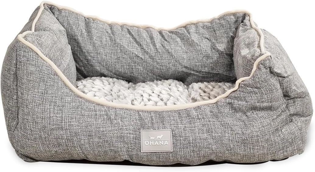 Dog bed with bolsters - 60 cm L memory foam