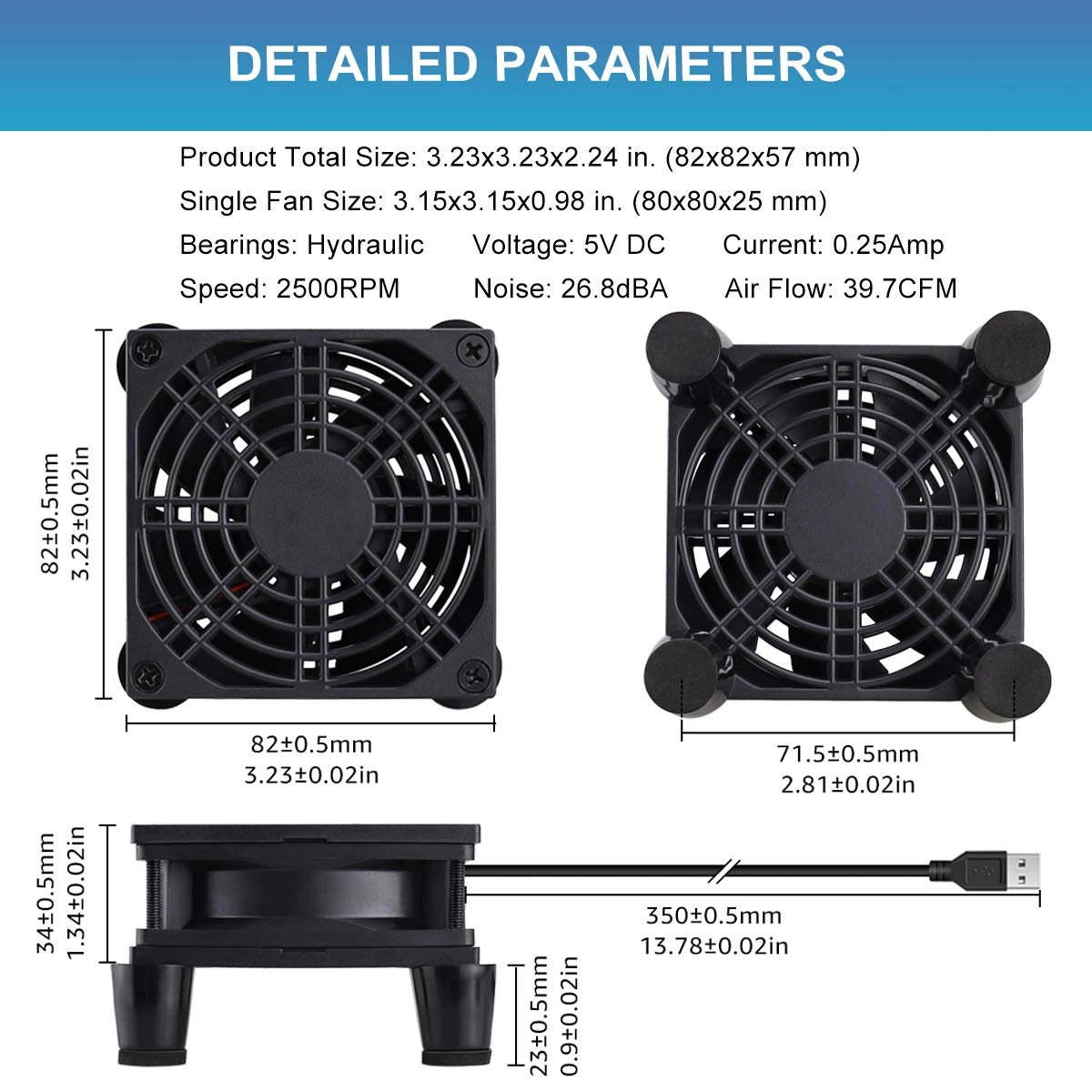 Router Fan Cooler - 80mm