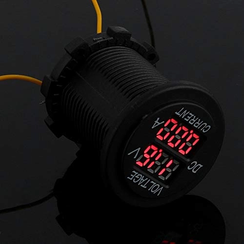 Digital Voltmeter Ammeter - 12-24V Dual LED Display