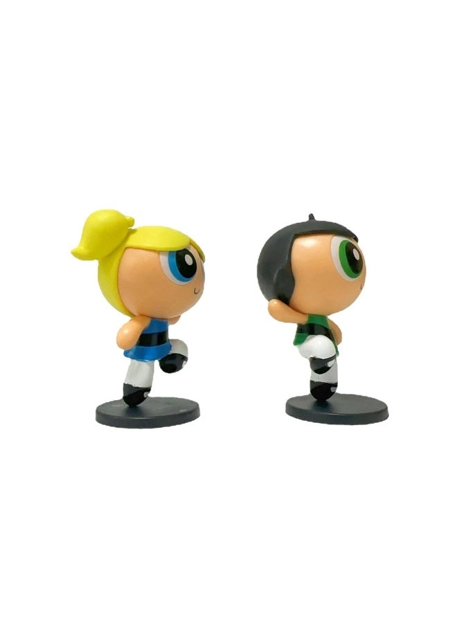 Blossom + Bubbles + Buttercup + Mojo Jojo - The Powerpuff Girls - Figure Set