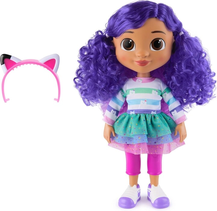 GABBY GIRL DOLL - 33cm Sound Effects Reversible Cat Ears Ages 3+