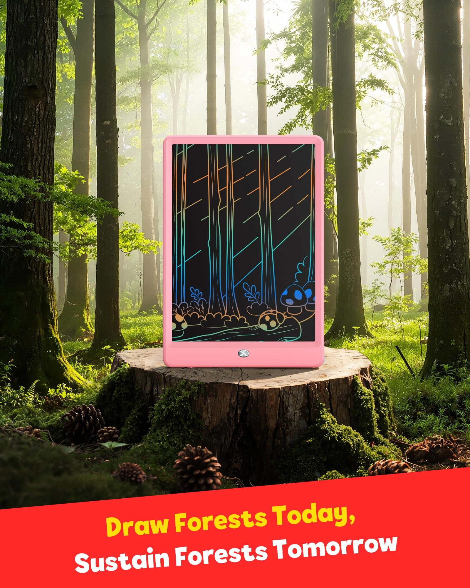 LCD Writing Tablet - 3+ years 2 pcs