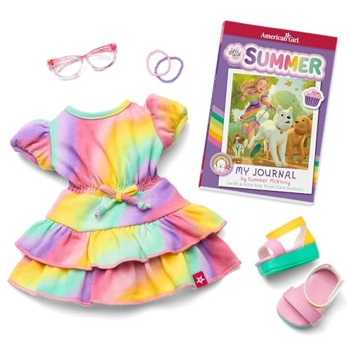 Summer McKinny Doll - 18-inch Strawberry-Blonde Hair + Summer McKinny Journal - illustrated paperback Ages 6+