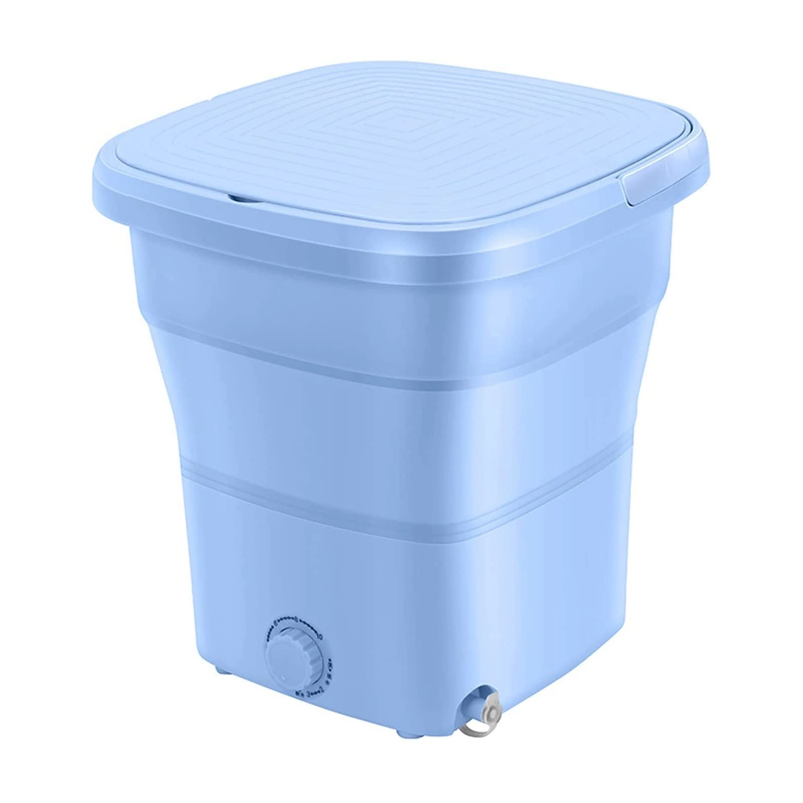 XHTONGSH غسالة قابلة للطي للطي المحمولة, غسالة صفرية اوتوماتيكية, عمل هادئ, الضوء الأزرق, ملابس داخلية غسل الملابس او عنصر صغیر, طاقة ومنطقة (Color : Green)