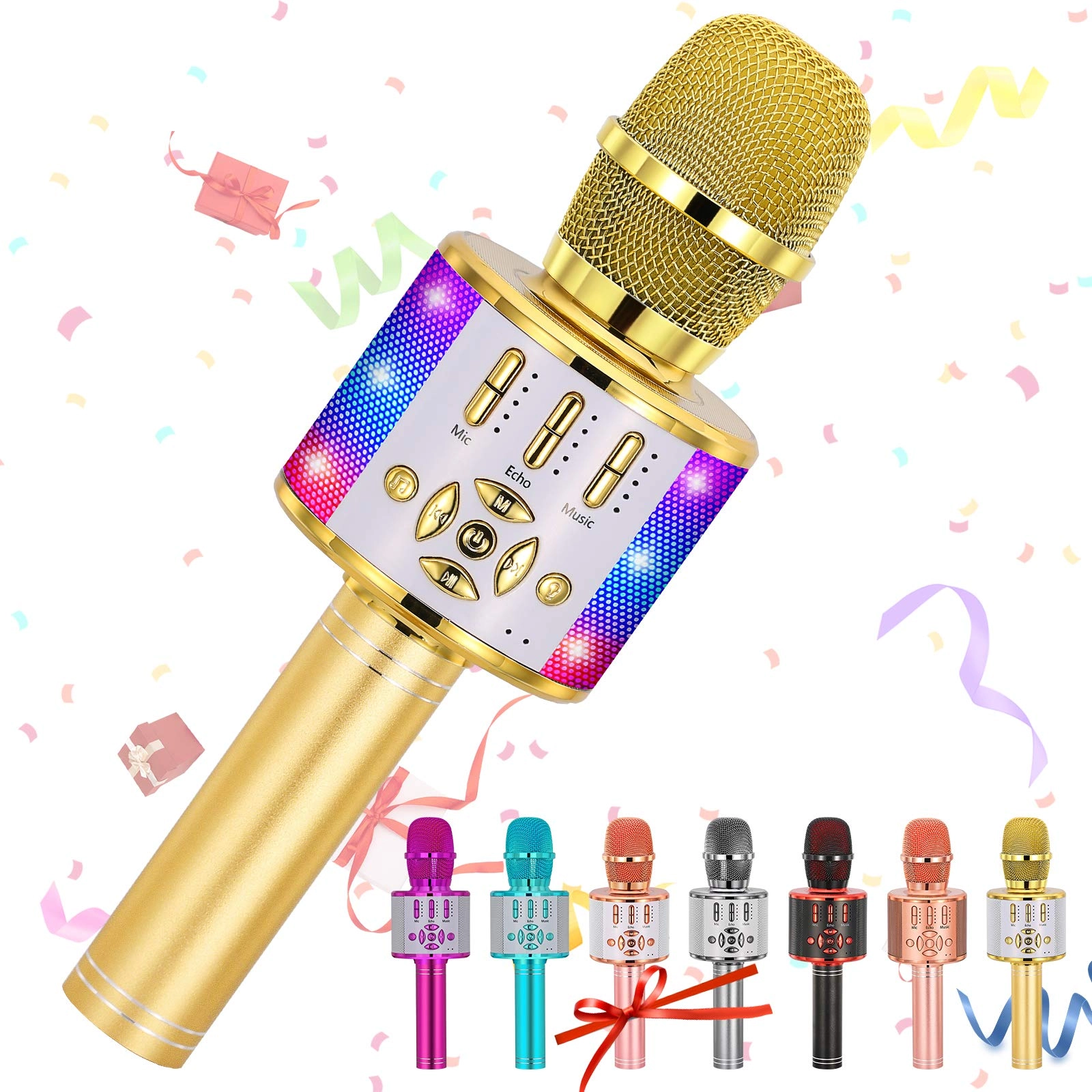 Karaoke Microphone - Handheld Bluetooth