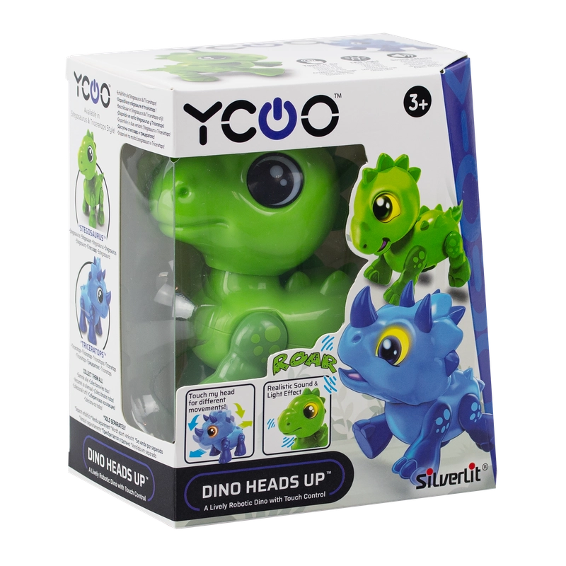 Dino Heads Up Robot Stegosaurus