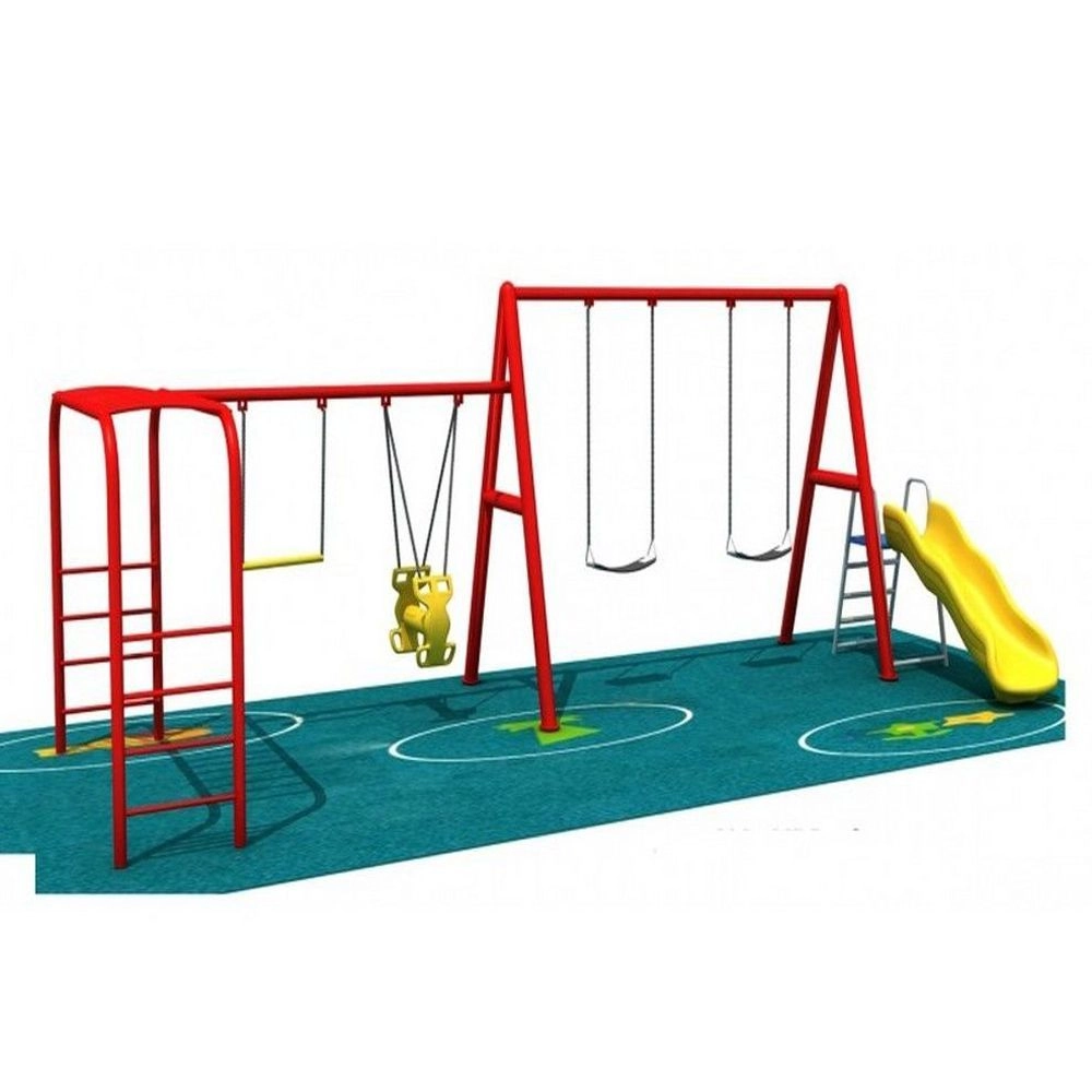 Kids Playground Climbers Swings N Slide - 3+ Multi Colour