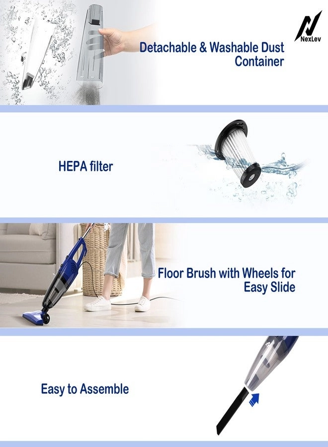 VC-01 - 2 in 1 Handheld & Stick 17500 PA Suction