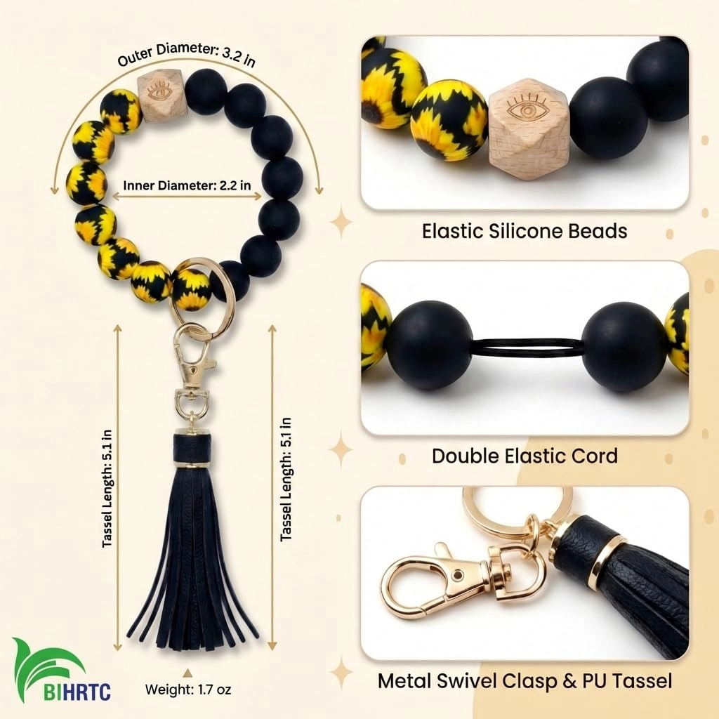 Key Ring Bracelet - Car