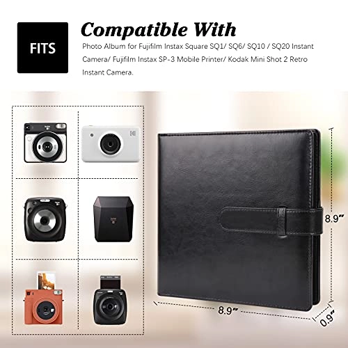 3.4 x 2.8" 288 Pockets Polypropylene Photo Album