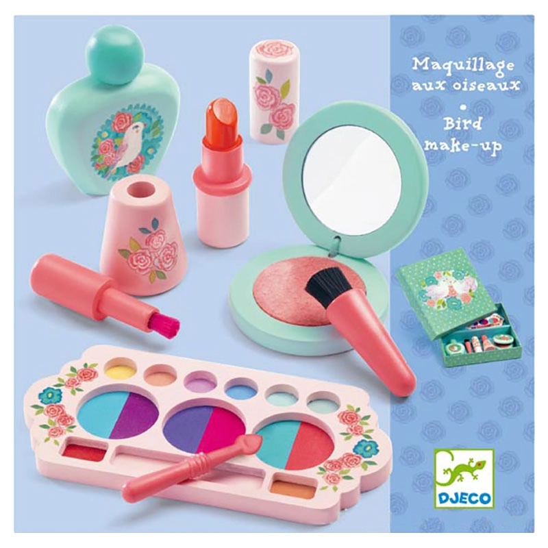 Wooden Birds Make Up Set - FSC certified wood Ages 3+