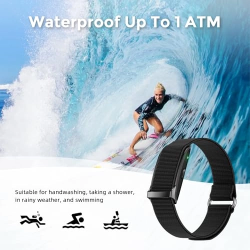 Smart Health Wristband - Bluetooth Connected 127 Exercise Modes 1ATM Water Resistant