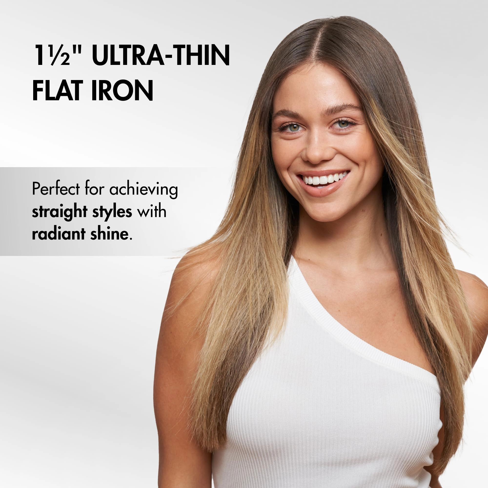 Nano Titanium Ultra-Thin Flat Iron - 1 inch