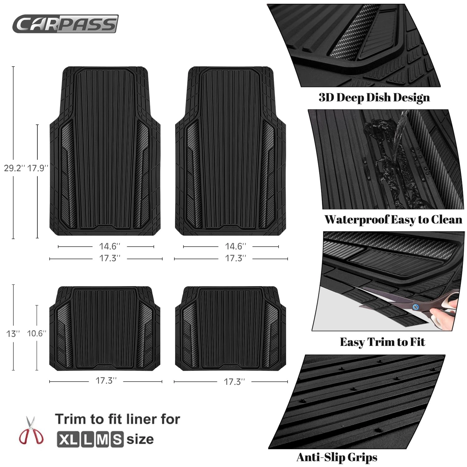 JD067S-PK0-4P-V5 - Heavy Duty All-Weather 4 Piece