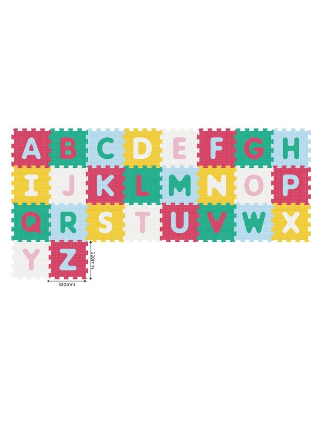 Baby Need Antibacterial Alphabet Puzzle Mat - 26-Pieces
